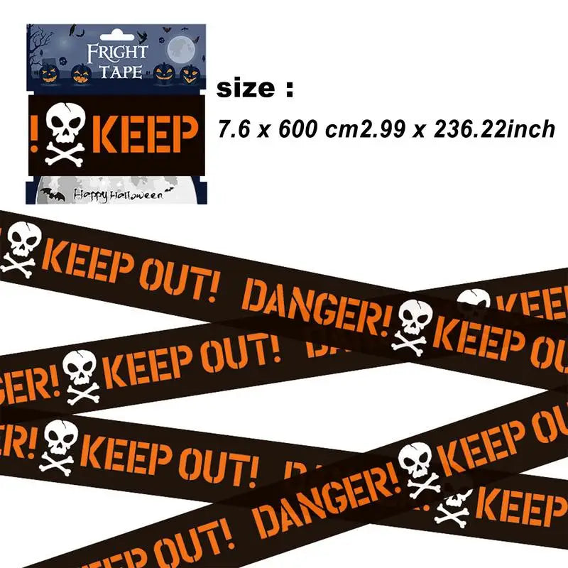  Halloween Danger Tape Crime Scene  Decorations