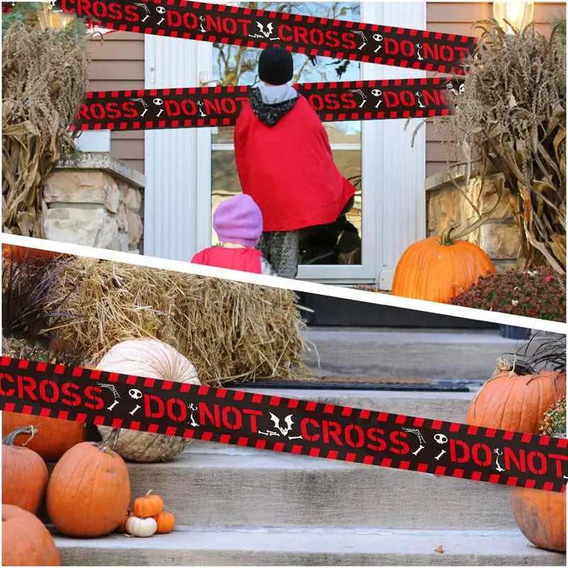  Halloween Danger Tape Crime Scene  Decorations