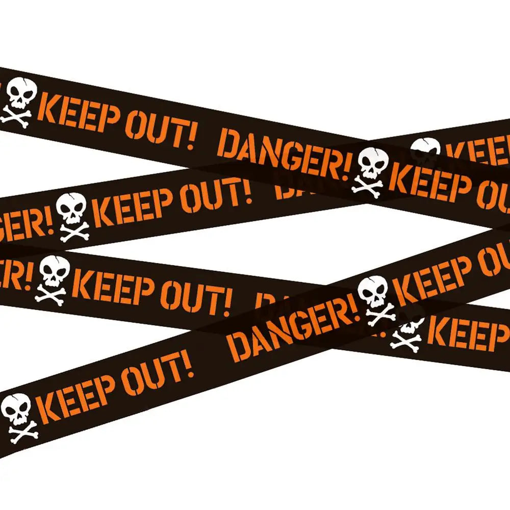  Halloween Danger Tape Crime Scene  Decorations