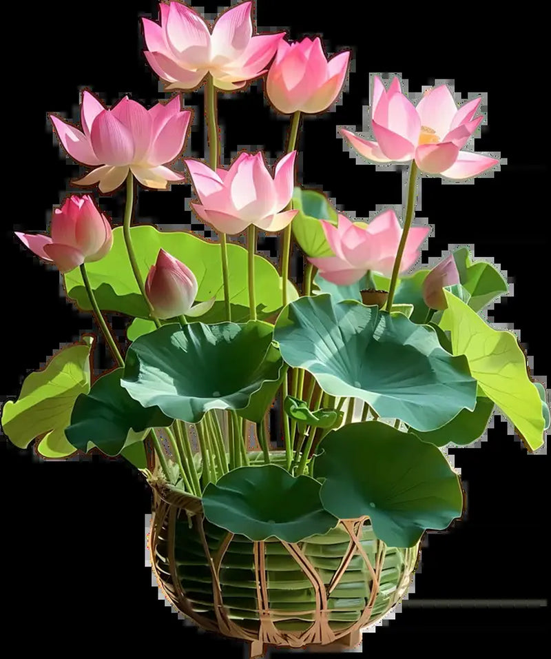 Bowl Lotus Seeds, Indoor Potted Plants, Living Room or Balcony