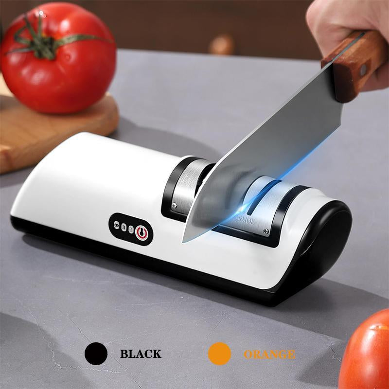 Electric Knife Sharpener, 1 Count Multifunctional Knife Sharpener, Household Knife Sharpener for Kitchen, Kitchen Gadgets