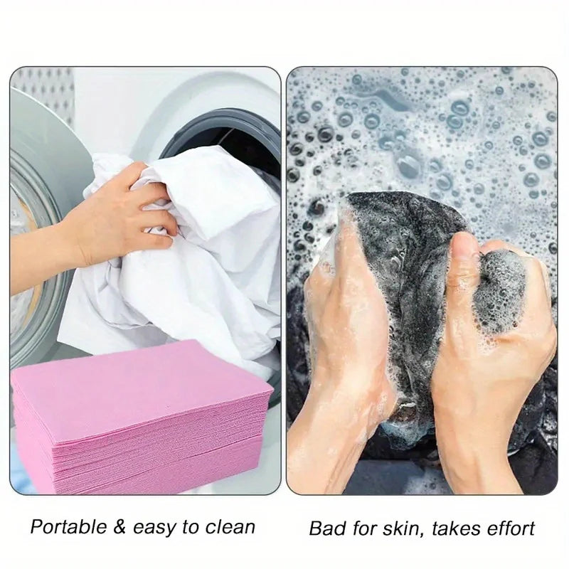  Laundry Bubble Paper Cleaning Sheet Strong Decontamination Scent Lasting