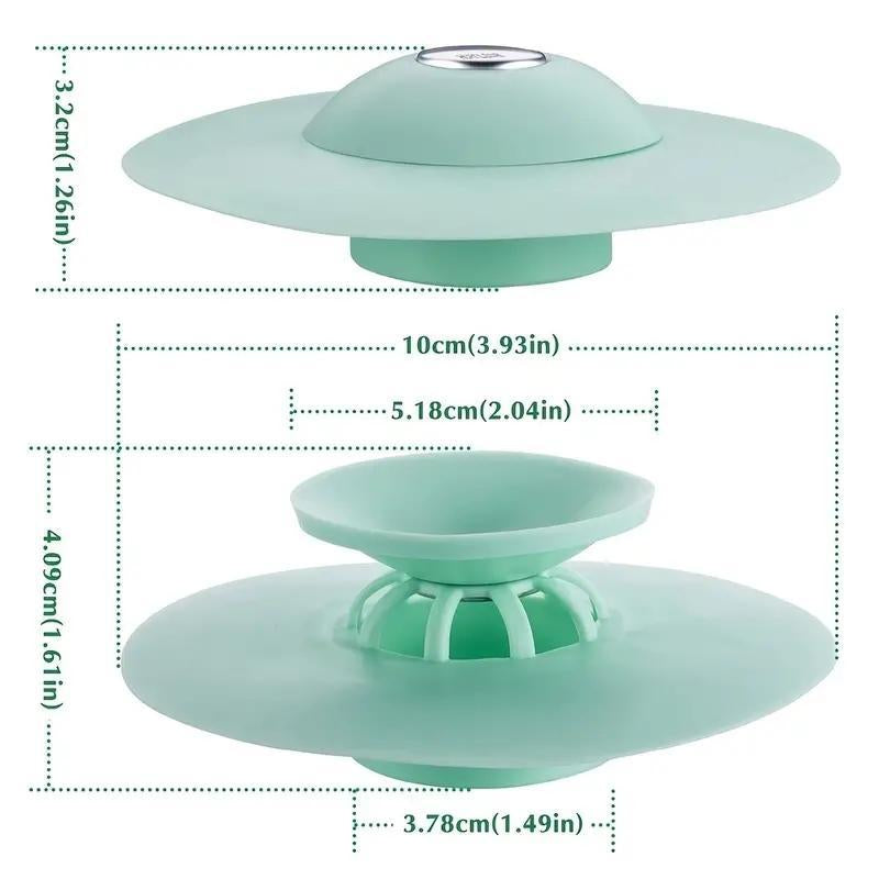 2Pcs Random Color Silicone Sink Stopper, Kitchen Sink Strainer, Household Sink Drain Stopper, Kitchen Gadgets