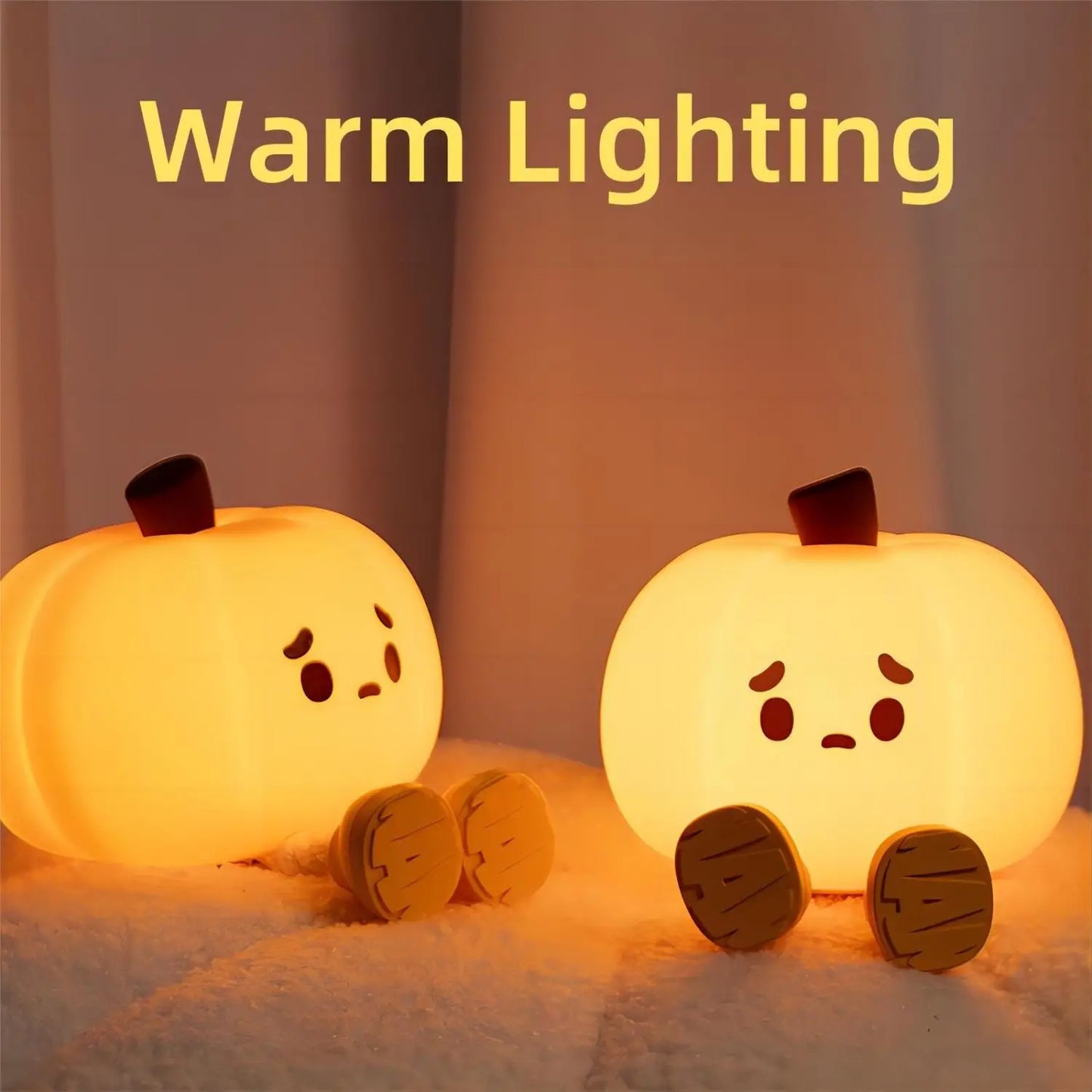 Kids Halloween Pumpkin Night Lights  