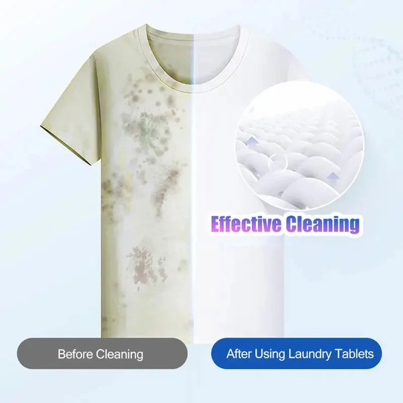  Laundry Bubble Paper Cleaning Sheet Strong Decontamination Scent Lasting