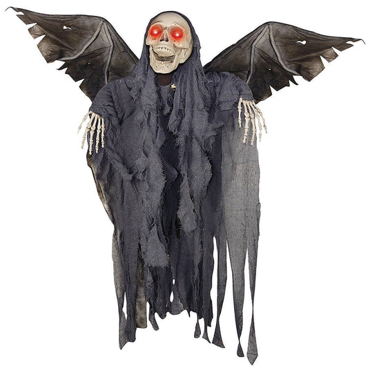 Winged Reaper Animated Light-Up Halloween Decoration 