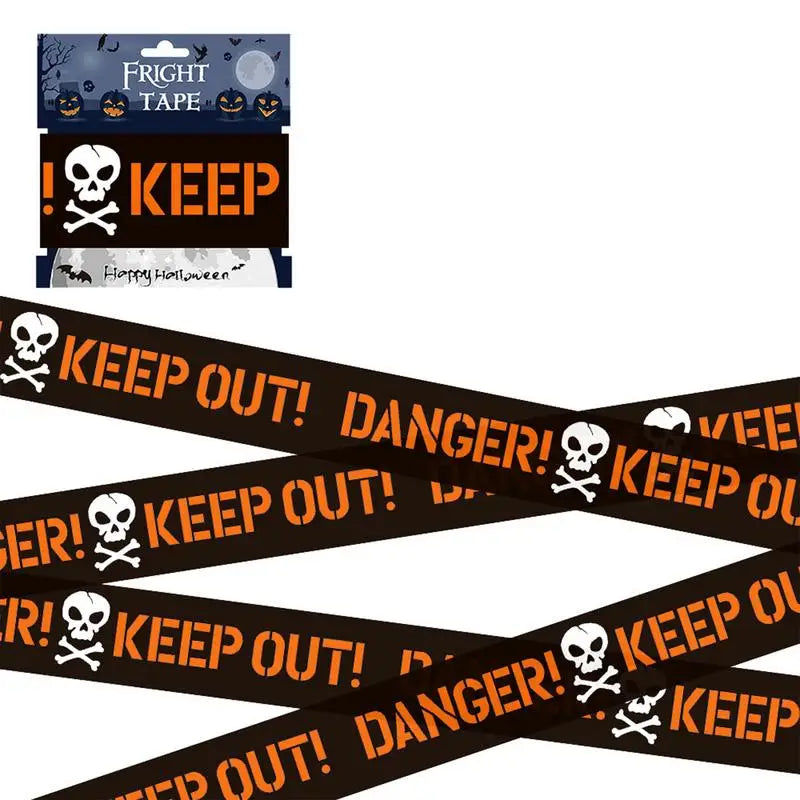  Halloween Danger Tape Crime Scene Tape Warning 