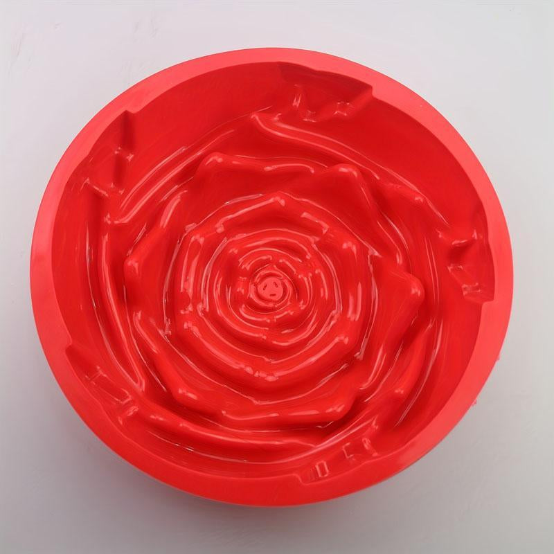 Baking Tool, 1 Count Silicone Rose Shaped Cake Baking Mould, Kitchen Baking Utensils, Kitchen Accessories