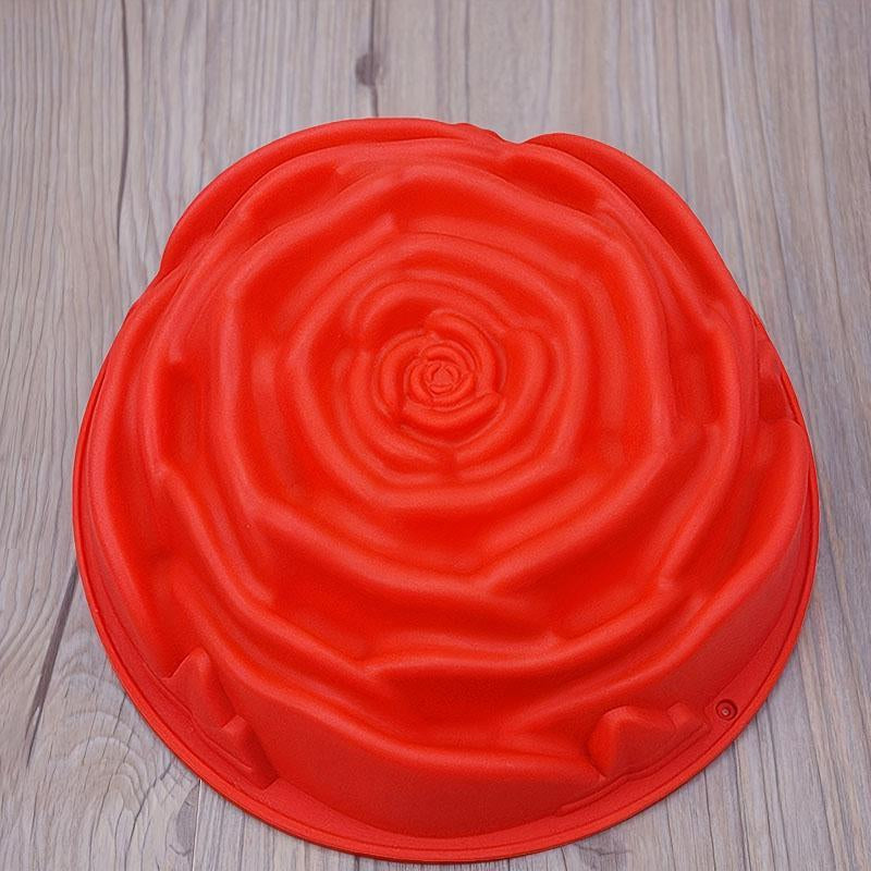 Baking Tool, 1 Count Silicone Rose Shaped Cake Baking Mould, Kitchen Baking Utensils, Kitchen Accessories