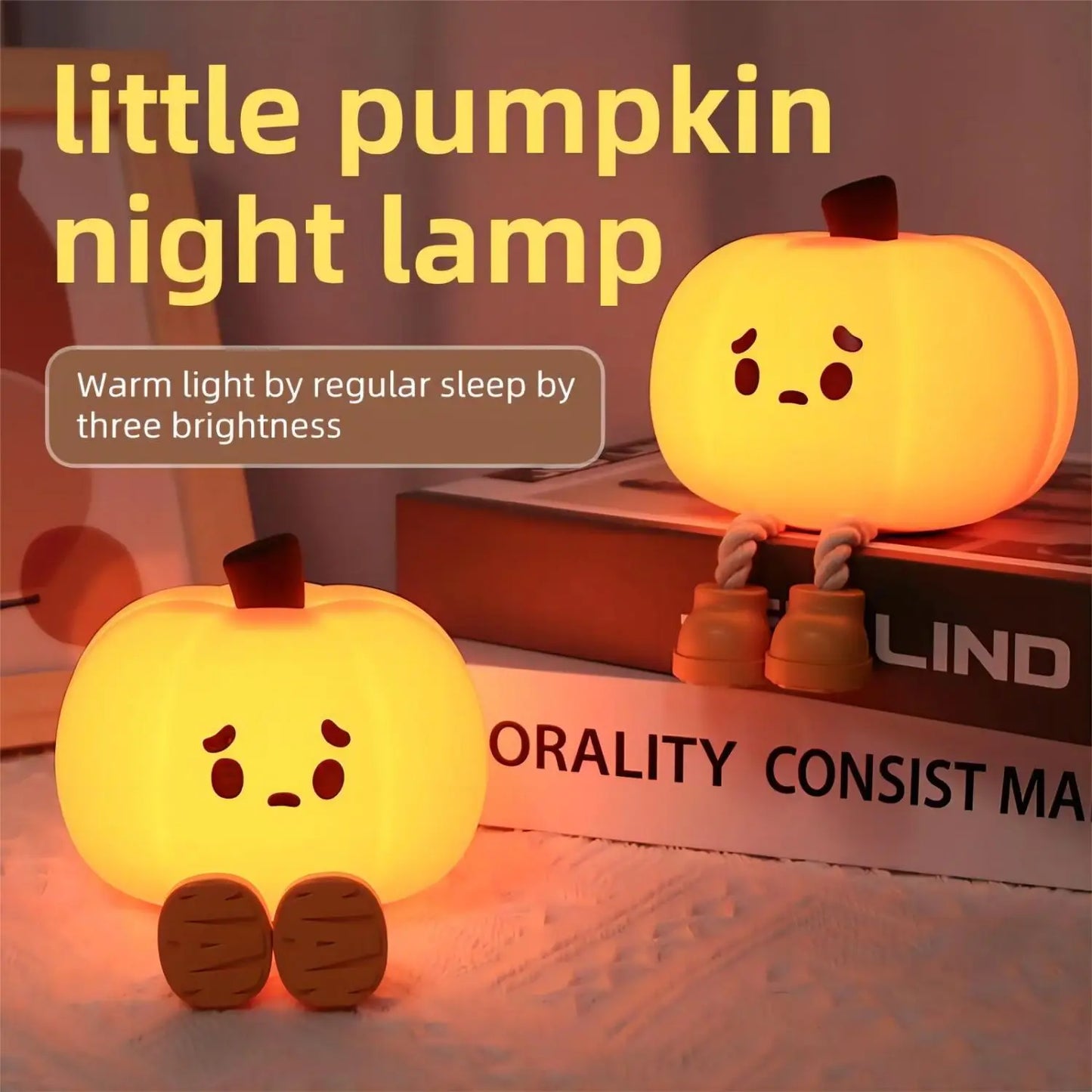 Kids Halloween Pumpkin Night Lights  