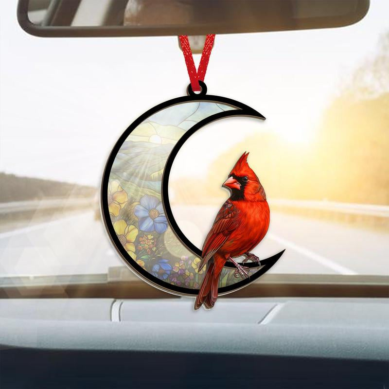 Cardinal Gifts for Women, Men - Christmas Ornaments 2024, Memorial Gifts, Sympathy Gifts for Loss of Loved One, Mom, Son, Bereavement Gift Ideas - Christmas Decorations Suncatcher Ornaments